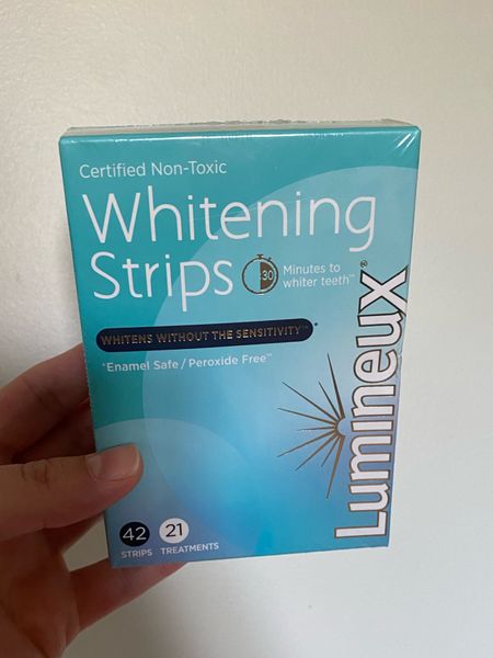 $5 off coupon - - amazon
Lumineux teeth whitening strips are my favorite. I have SUPER sensitive teeth, and these do not bother them at all. HIGHLY recommend. 



#LTKSaleAlert #LTKBeauty #LTKFindsUnder50
