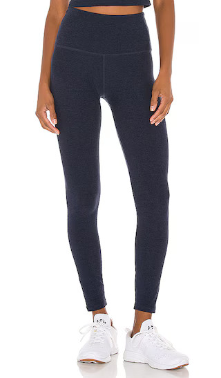 Spacedye Caught In The Midi High Waisted Legging in Flower Blue Heather | Revolve Clothing (Global)