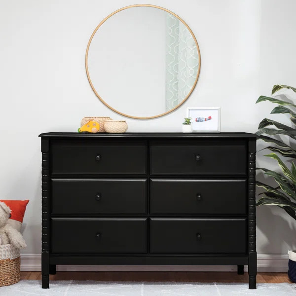 Jenny Lind Spindle 6 Drawer 48" W Double Dresser | Wayfair North America