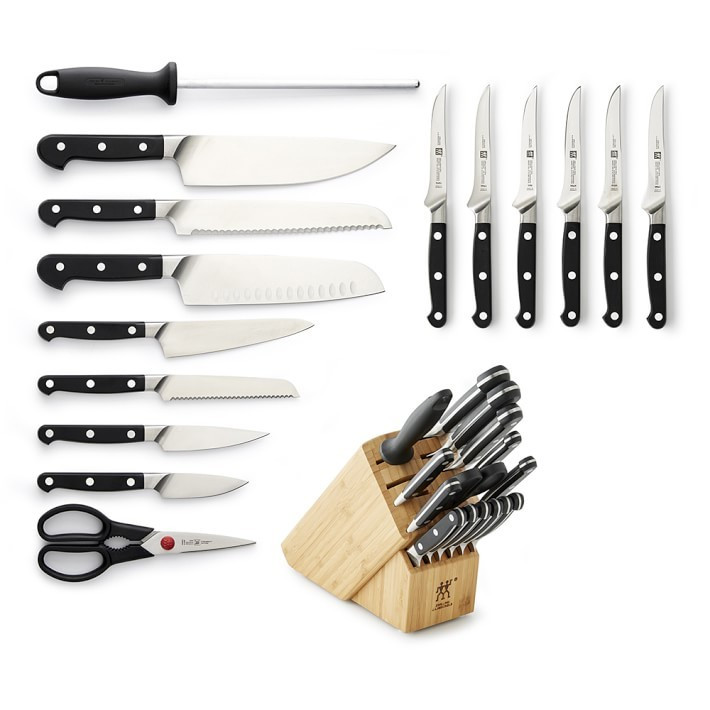 Zwilling J.A. Henckels Pro 16-Piece Knife Block Set | Williams-Sonoma