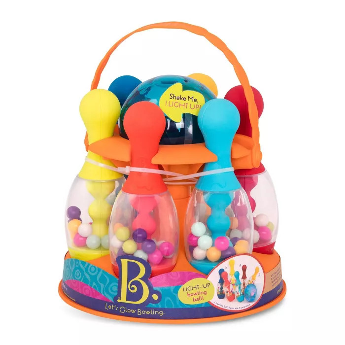B. toys Kids Bowling Set - Let’s Glow Bowling! | Target
