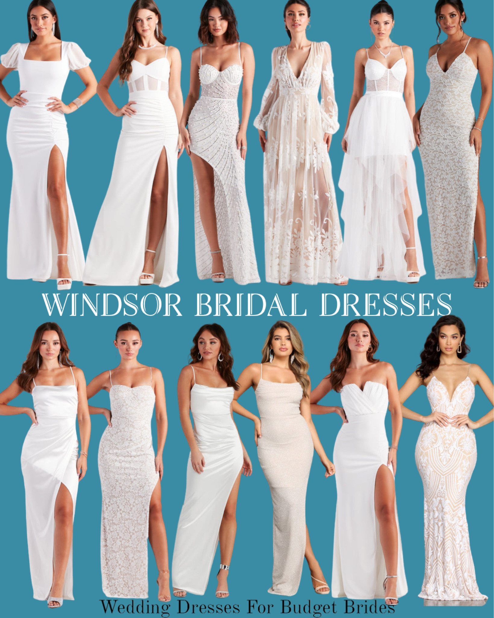 Glitzy Bridesmaid Dresses