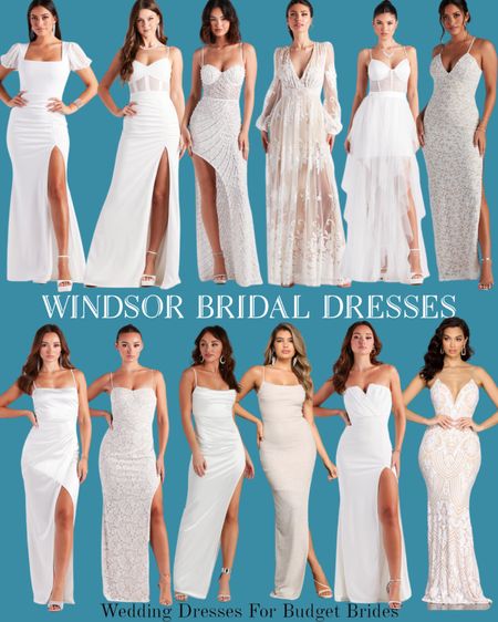 Affordable white maxi wedding dresses at Windsor Store for the bride to be.

Wedding dress. Wedding gown. Bridal dress. Bride dress. Bridal gown. Full length dress. White dress. Bride to be. 

#LTKwedding #LTKstyletip #LTKSeasonal