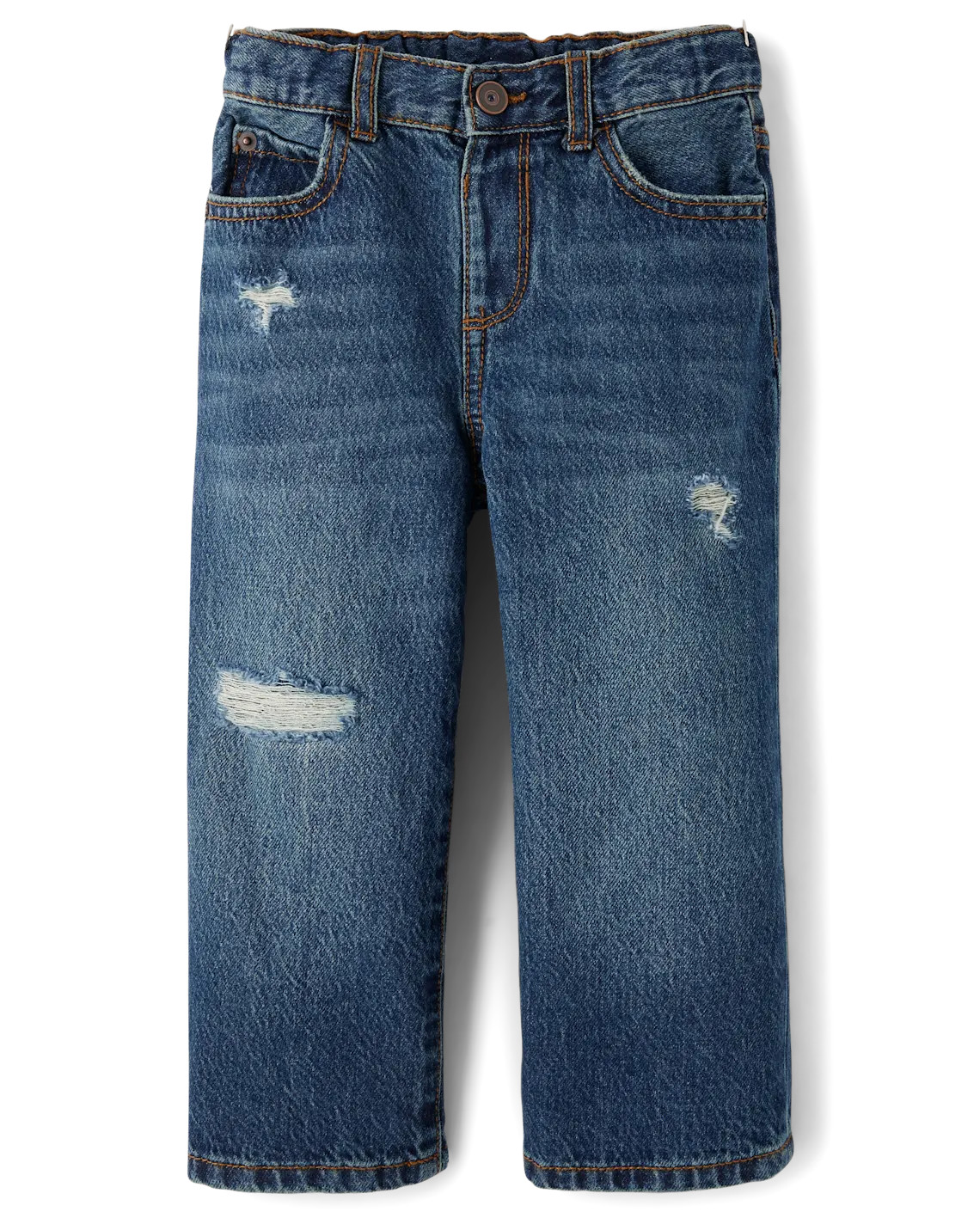 Baby And Toddler Ripped Baggy Jeans - blue | The Children's Place