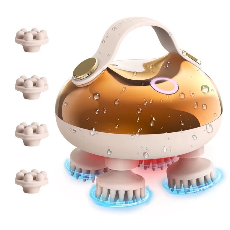 Arboleaf Cordless Electric Scalp Massager for hair growth, Waterproof Head with 8 Removable Claws... | Walmart (US)