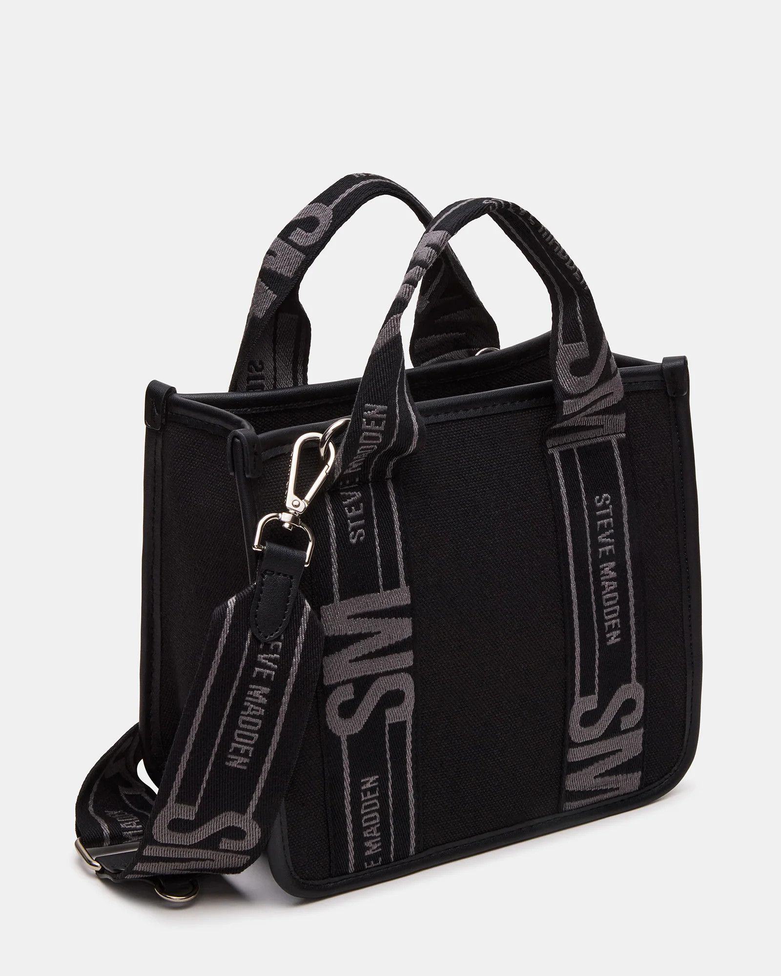 WEBBER Hat Box Gift Set Black Women's Crossbody Knit Beanie Charms Gift Set | Steve Madden (US)