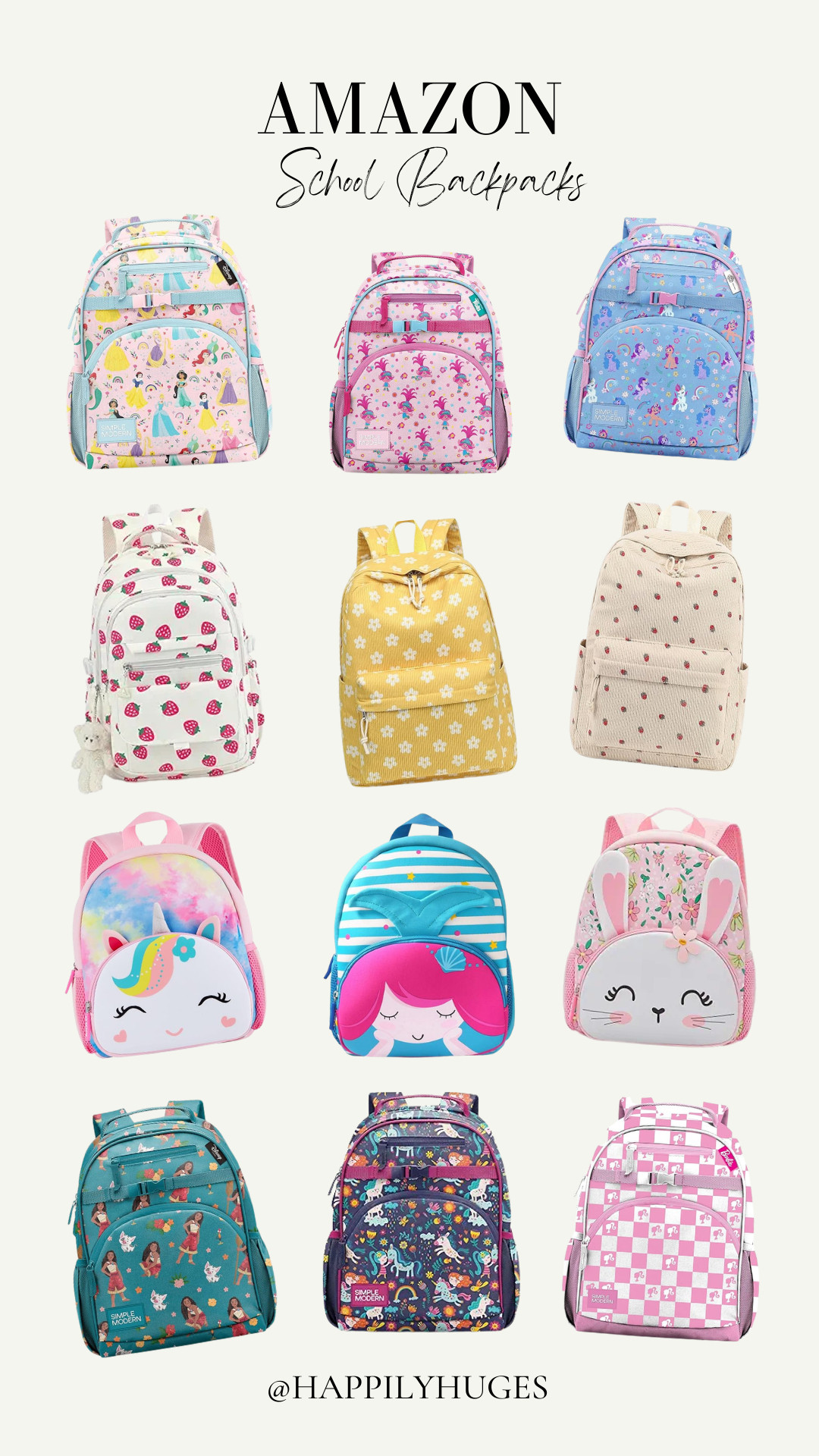 Looking for school backpacks for your little girl? Check these out from Amazon! 

 #LTKKids