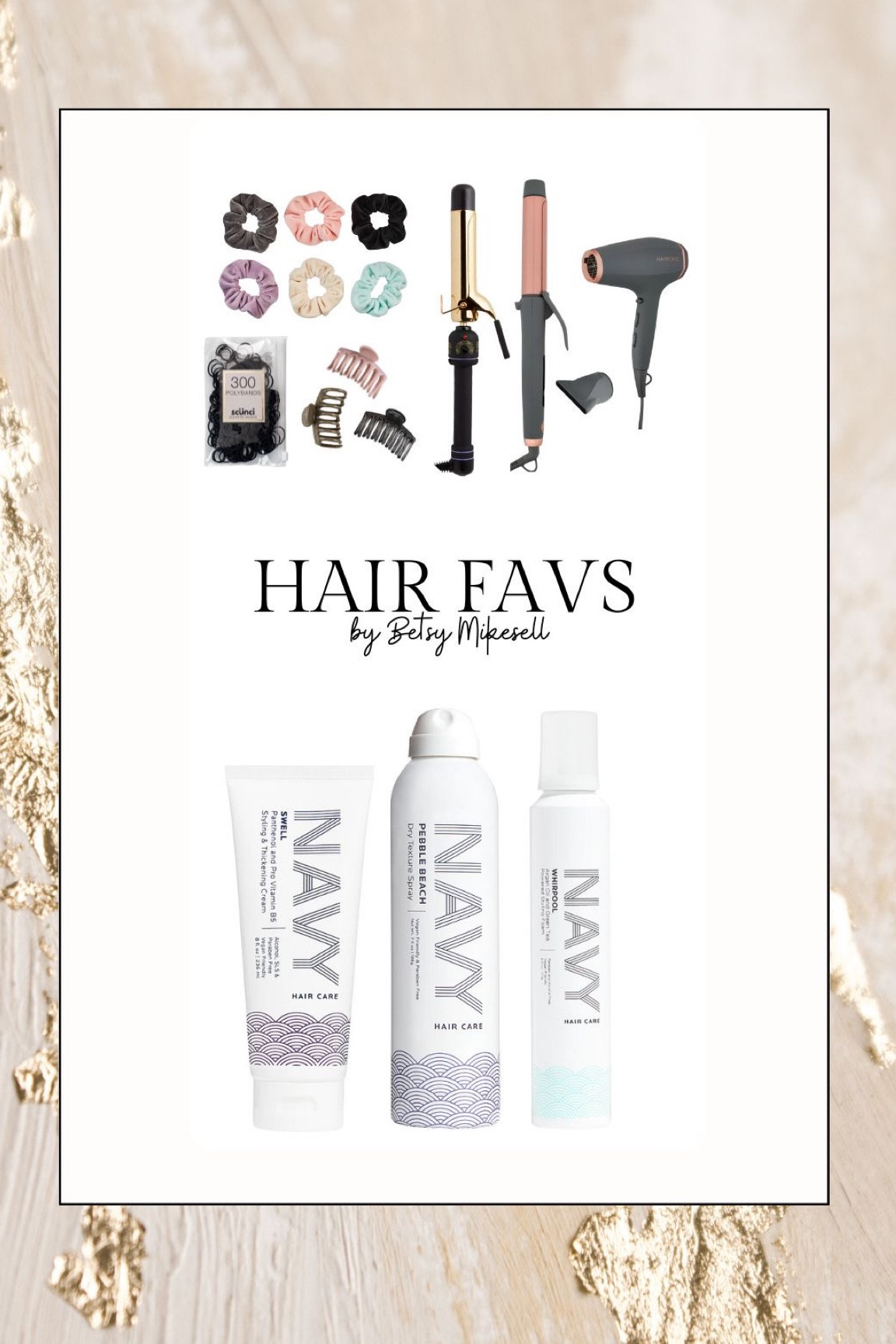 All my favorite hair products in one place! 