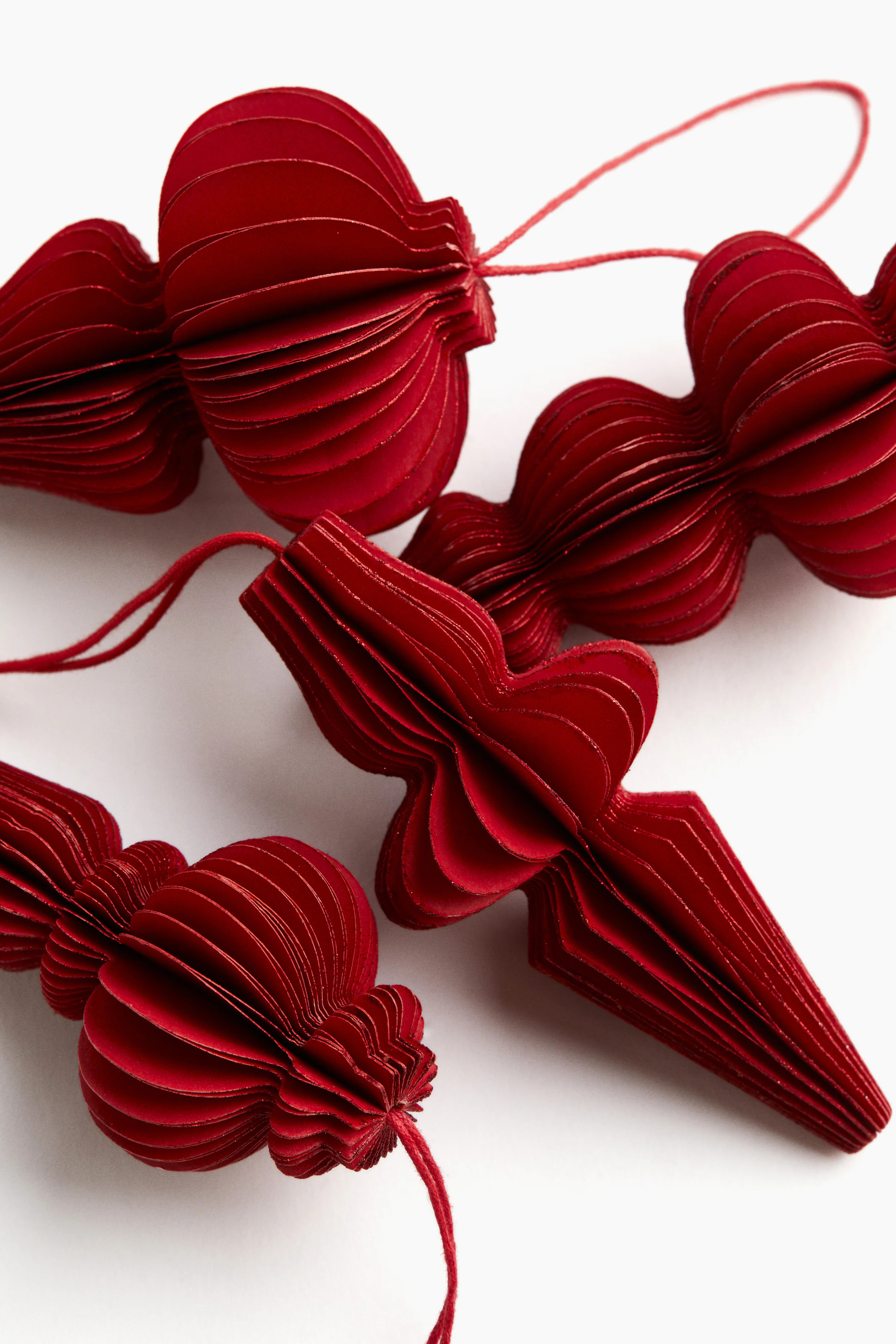 4-Pack Paper Ornaments | H&M (US + CA)