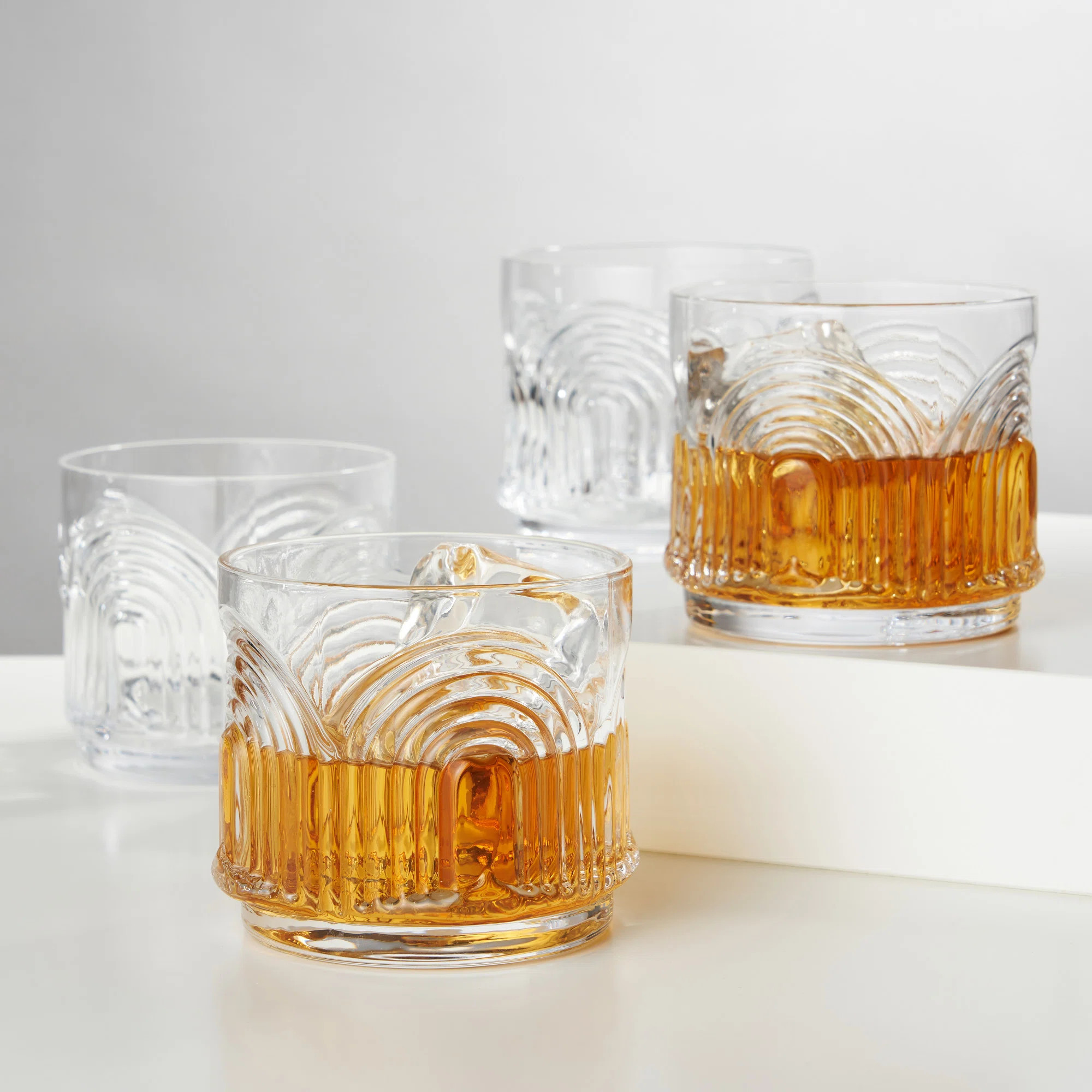 Beau Crystal Lowball Tumblers | Wayfair North America