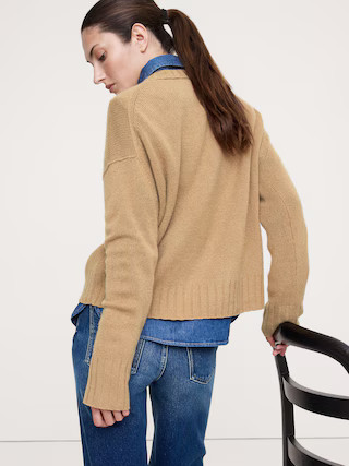 Midweight Cashmere Crew-Neck Sweater | Banana Republic (US)