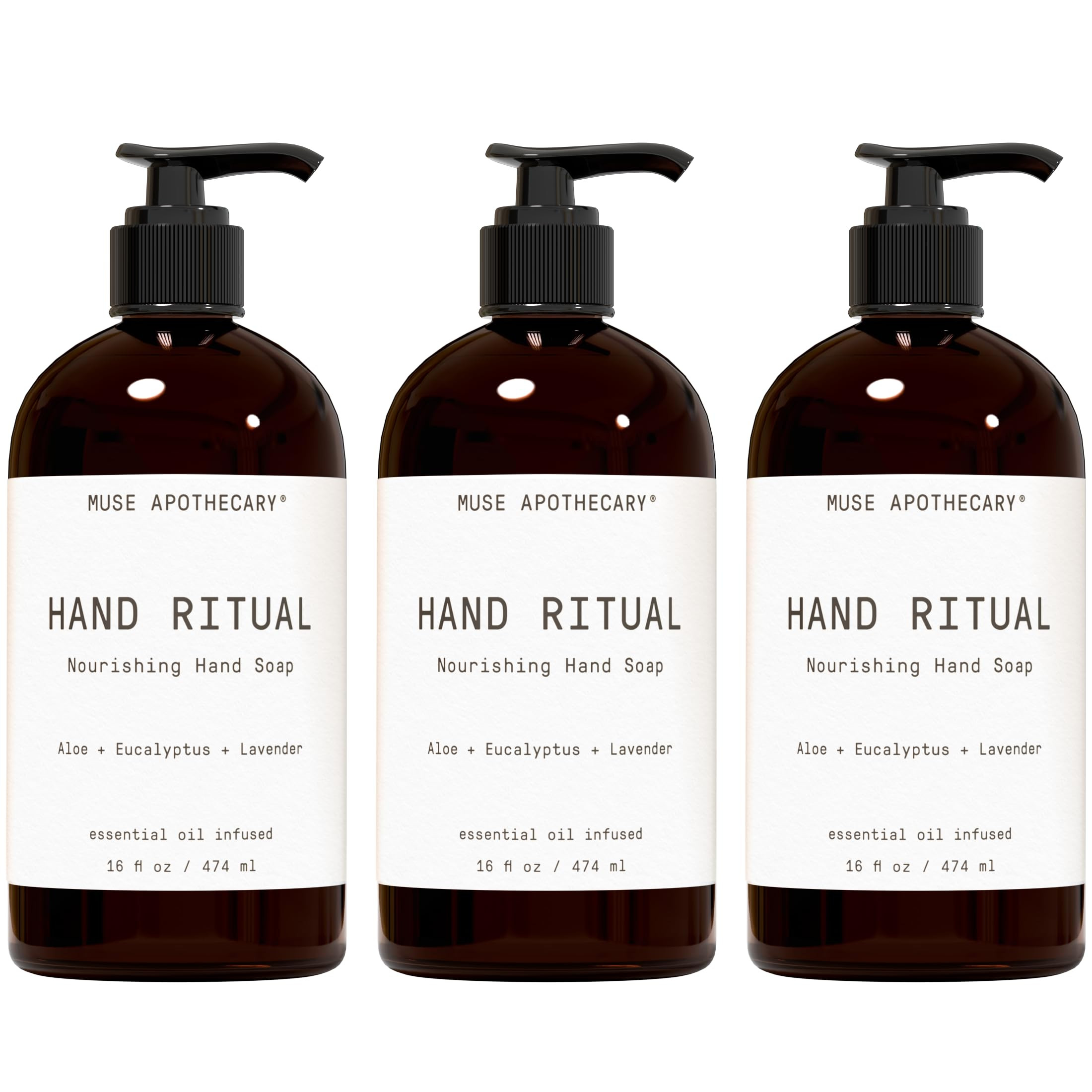 Muse Apothecary Hand Ritual - Aromatic and Nourishing Hand Soap, Infused with Natural Aromatherap... | Amazon (US)