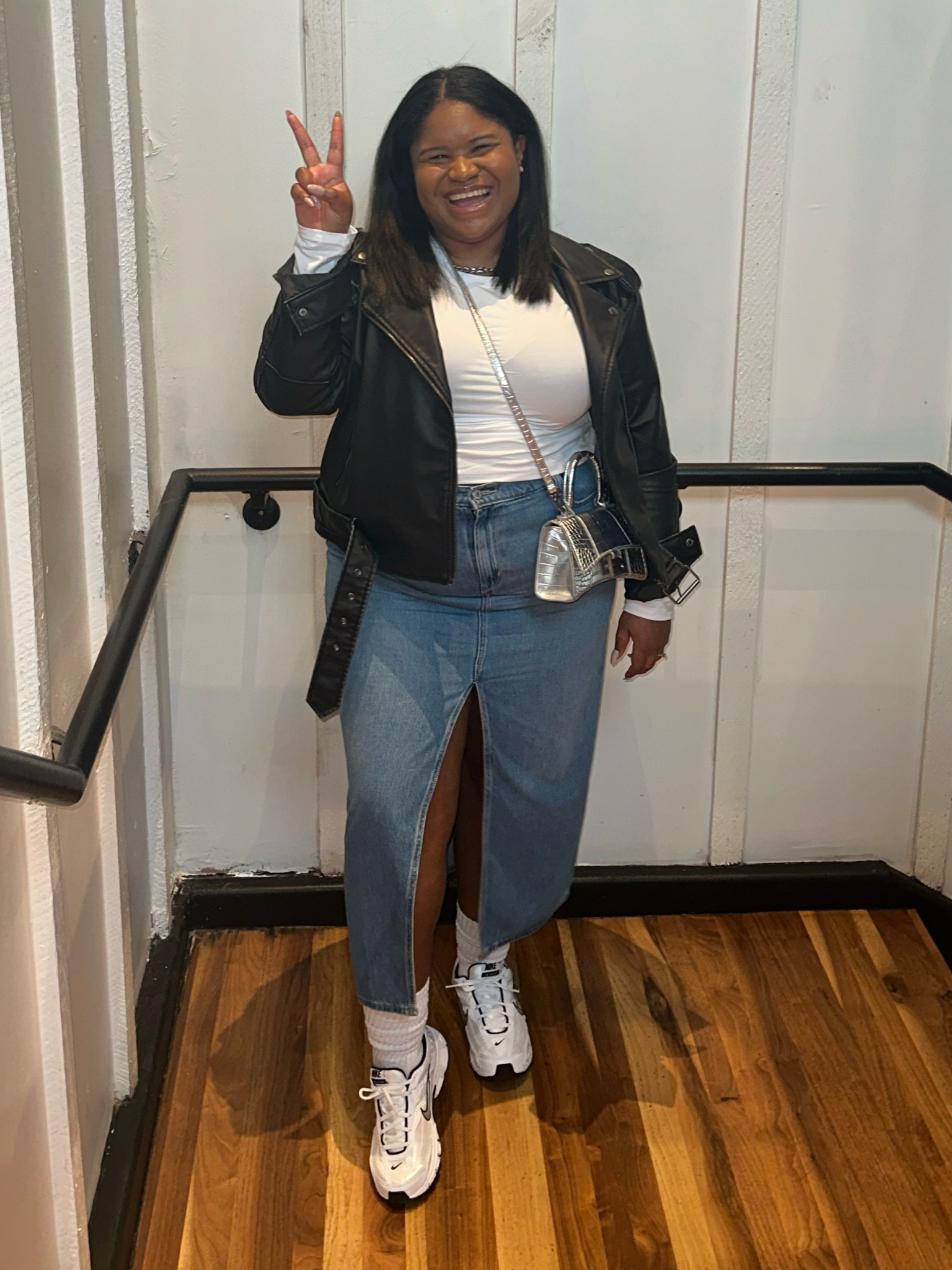 Casual outfit with denim maxi skirt  

#LTKPlusSize #LTKShoeCrush #LTKGiftGuide