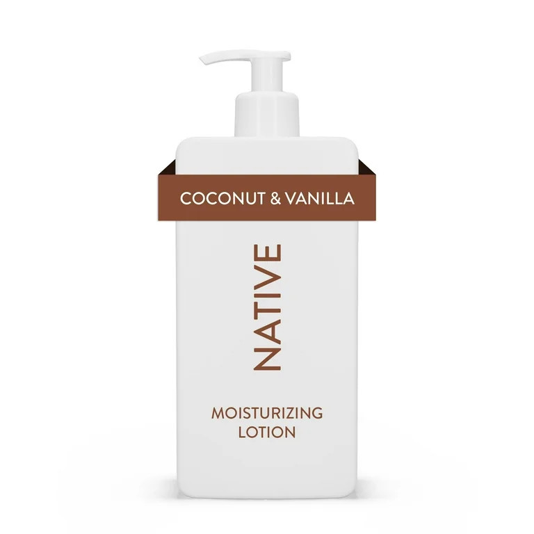 Native Lotion, Moisturizing, Paraben Free, Coconut & Vanilla, for Women and Men, 16.5 fl oz | Walmart (US)