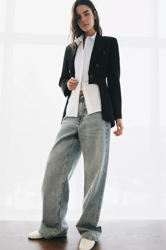 ZW COLLECTION ASYMMETRIC BLAZER | Zara US