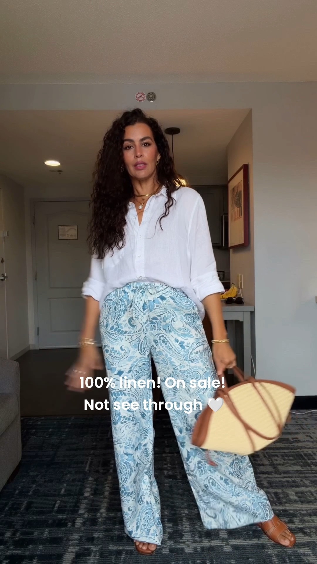 Im 5’7” 130 pounds size s. 
Pants size M, shirt size L, for an oversized look. Pieces run tts.

#LTKootd #LTKmomlife #LTKOver40