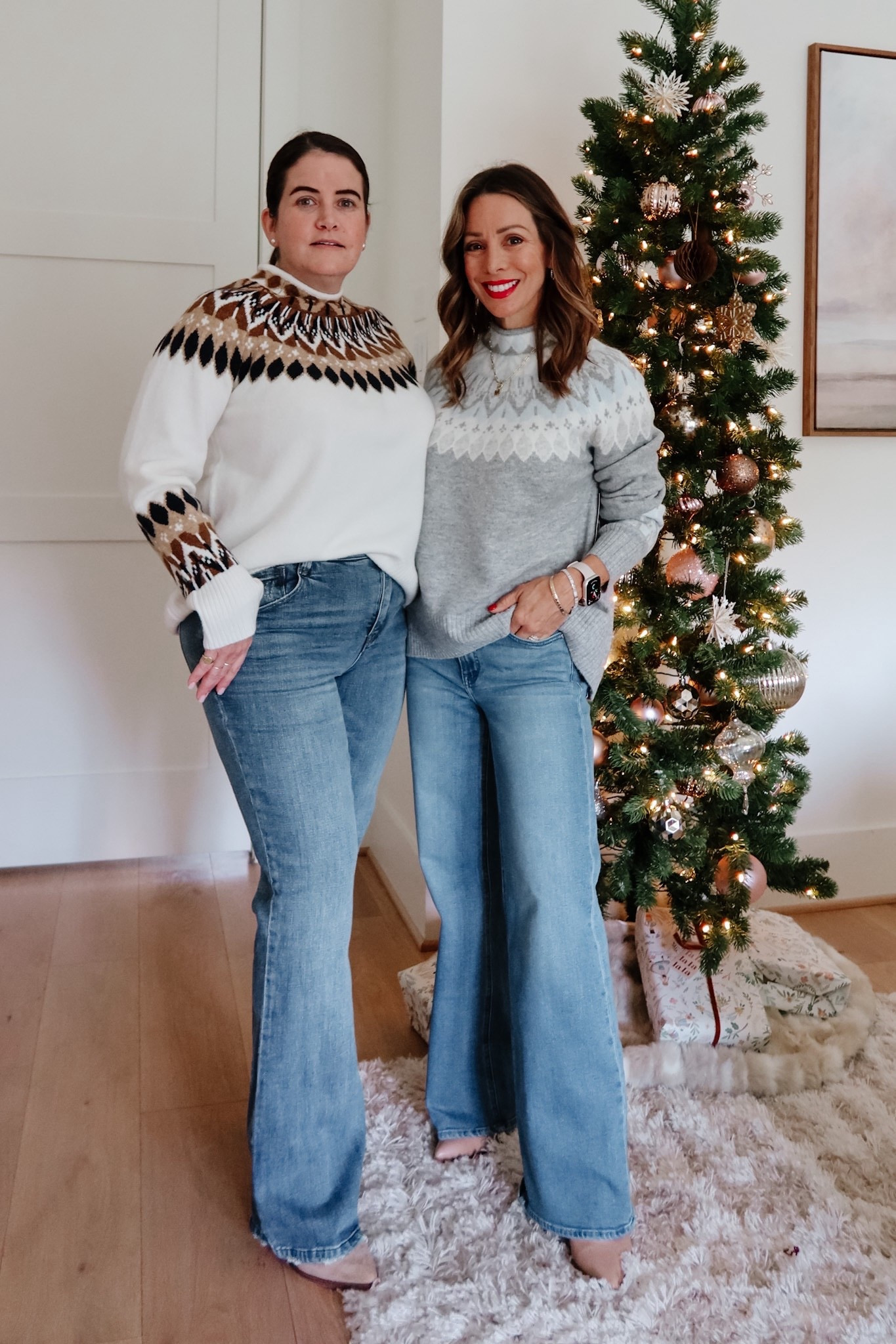 Nordstrom Style a Friend With Ali-Shaun! 

Ali-Shaun | Top Fit: Medium (Antique White) | Jeans Fit: 10
Megan | Top Fit: X-Small (Light Heather) | Pants Fit: 24

#LTKOver40 #LTKSeasonal #LTKHoliday