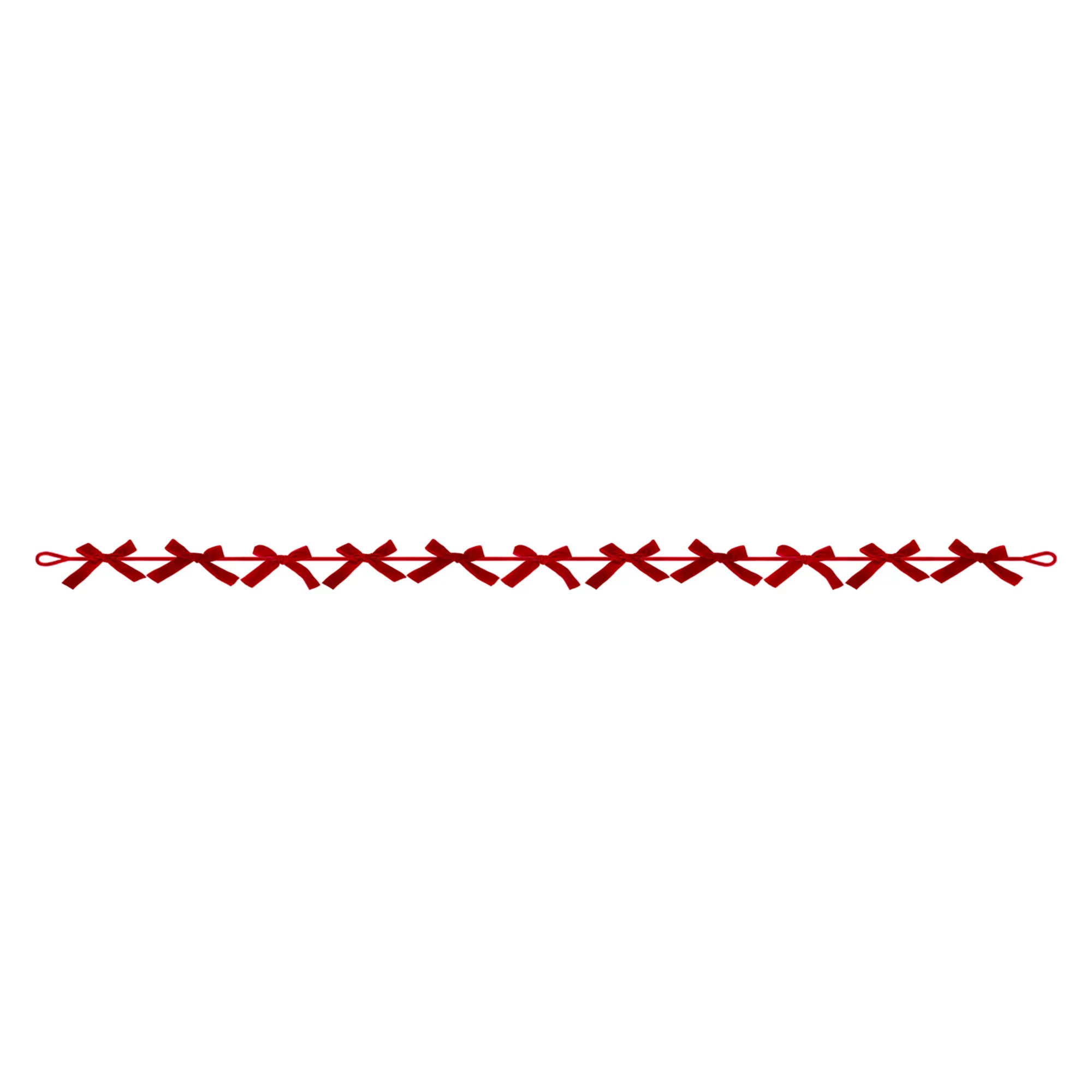 St. Nicholas Square® Velvet Bows Ribbon Garland, Multi | Kohl's