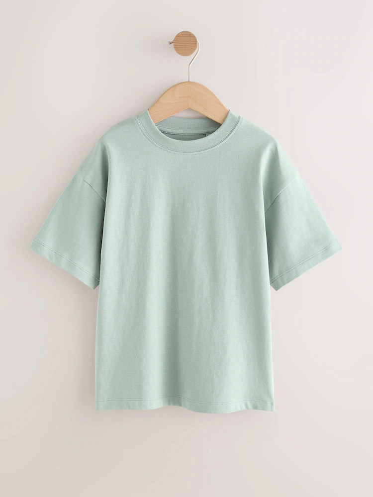Green Mineral Relaxed Fit Short Sleeve T-Shirt (3-16yrs) | Next US