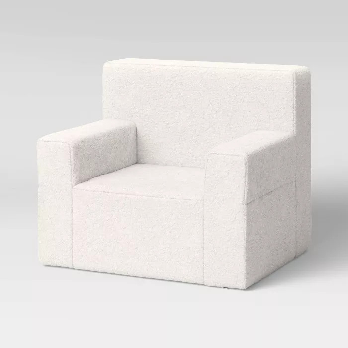Modern Chair Cream Sherpa - Pillowfort™ | Target
