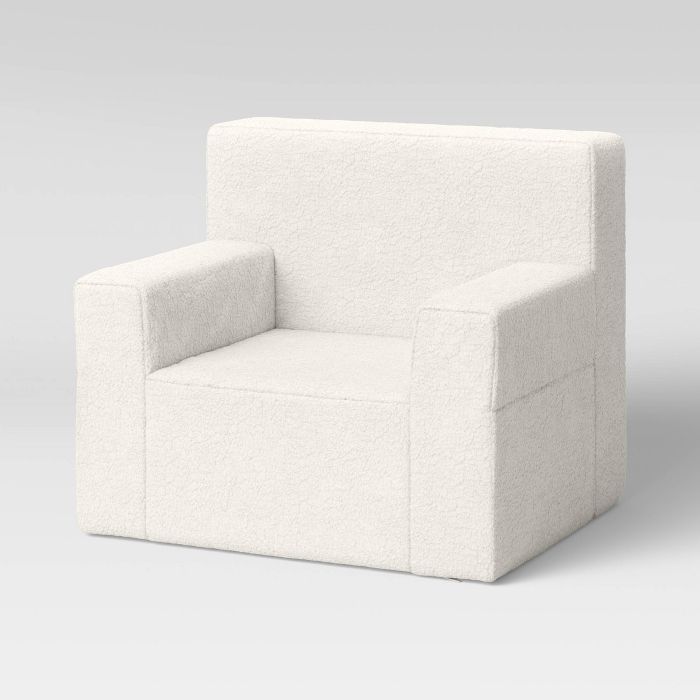 Modern Chair Cream Sherpa - Pillowfort&#8482; | Target