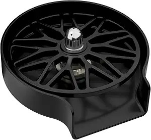 WEWE Black Glass Rinser, Upgraded 360 Degree Rotating Spout Glass Rinser for Kitchen Sink Stainle... | Amazon (US)