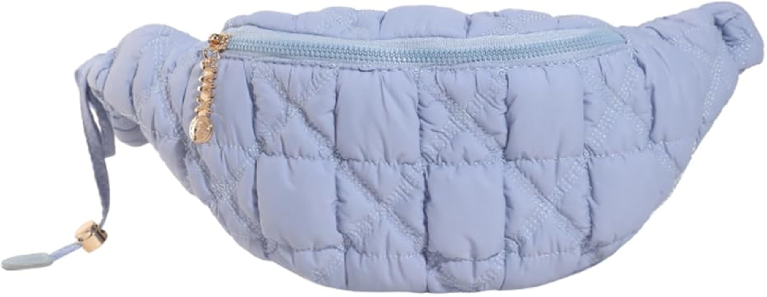 Quilted Crossbody Sling Bag Puffer Crossbody Fanny Pack Waist Bag Nylon Puffy Shoulder Bag Quilte... | Amazon (US)