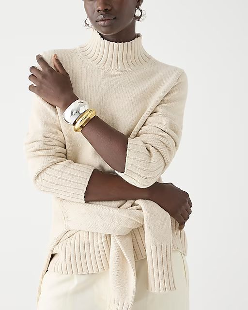 Cotton turtleneck sweater | J.Crew US