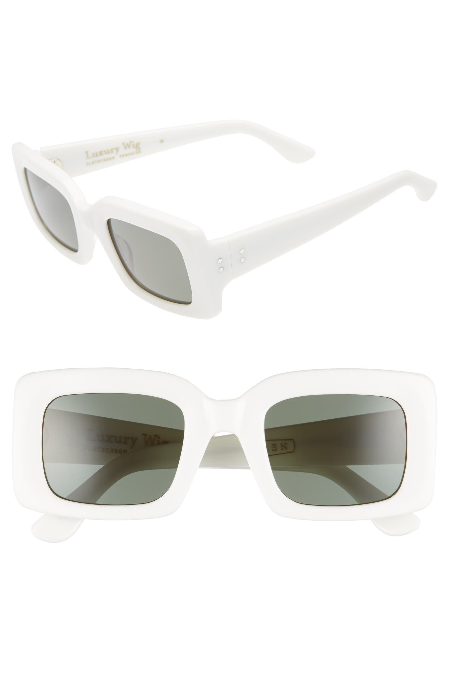 x Alex Knost Luxury Wig Flatscreen 49mm Square Sunglasses | Nordstrom