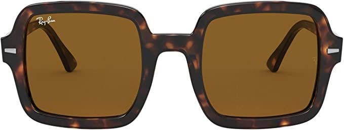 Ray-Ban Women's Rb2188f Asian Fit Square Sunglasses | Amazon (US)