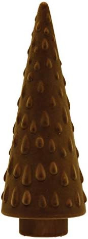 Creative Co-Op 4-1/4" Round x 12-1/4"H Flocked Plastic Tree, Brown Figures and Figurines | Amazon (US)