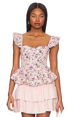 ASTR the Label Baylin Top in Pink Floral from Revolve.com | Revolve Clothing (Global)
