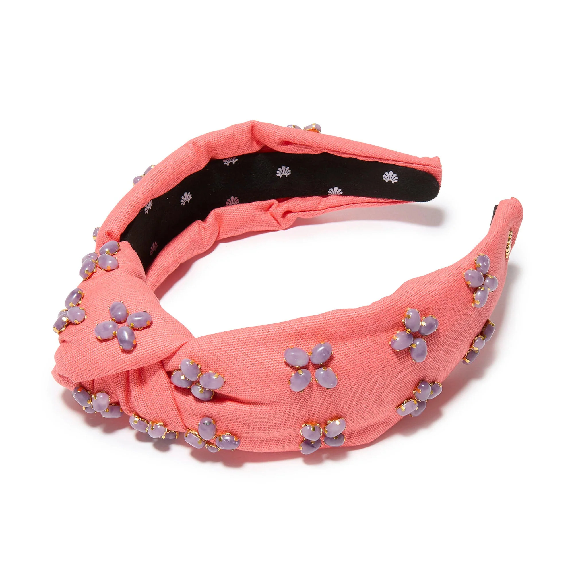 CORAL KNOTTED EMBELLISHED STONE HEADBAND | LELE SADOUGHI