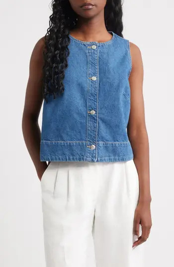 & Other Stories Frej Denim Vest | Nordstrom | Nordstrom