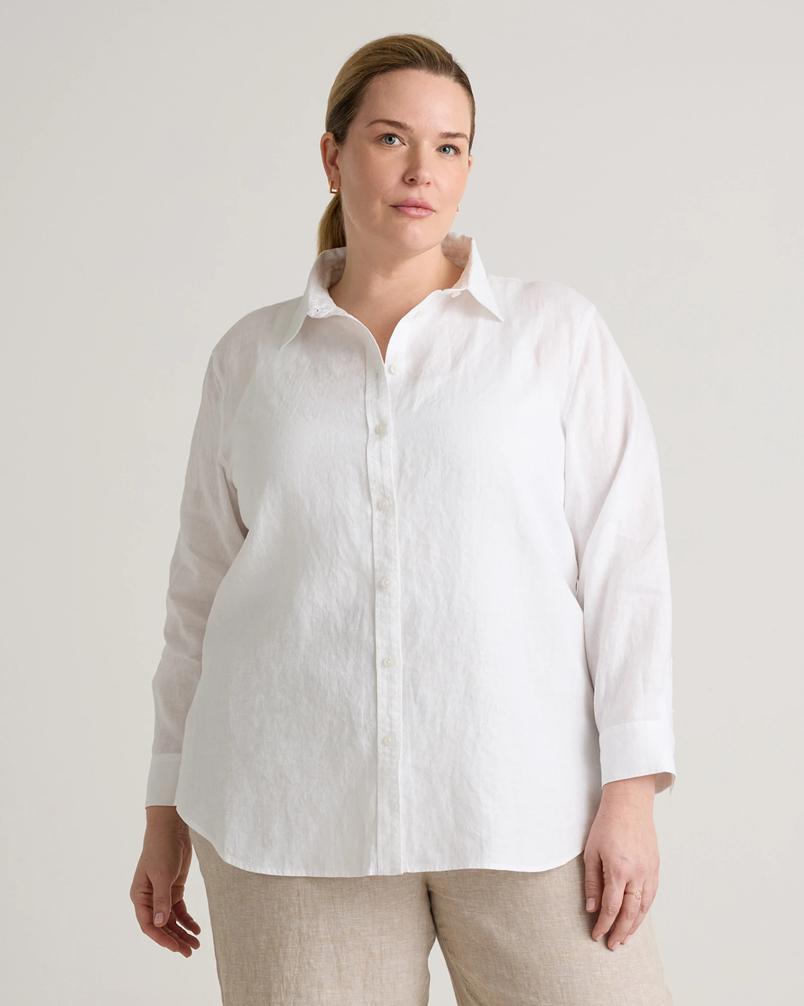 100% European Linen Long Sleeve Shirt | Quince