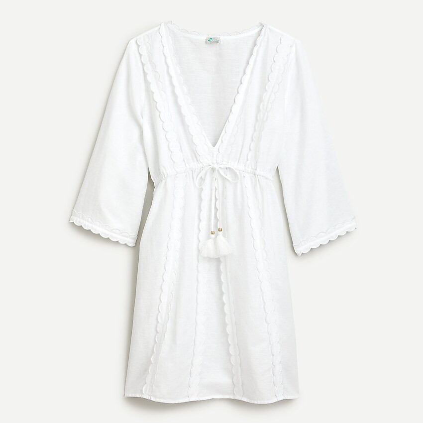 Cotton-linen V-neck tunic | J. Crew US