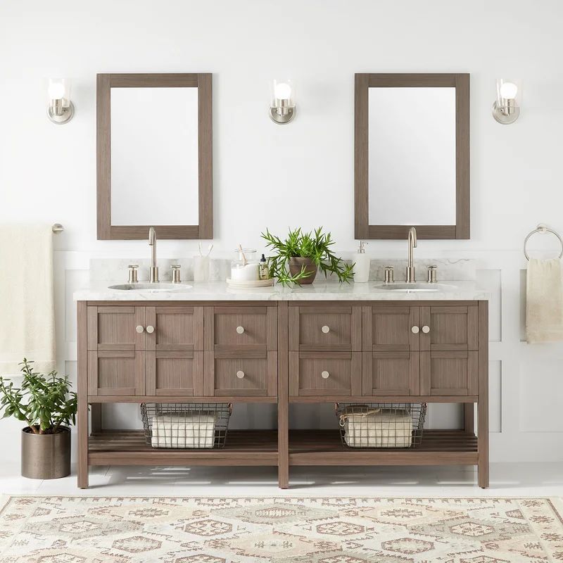 Olsen Console 73" Double Bathroom Vanity Set | Wayfair North America