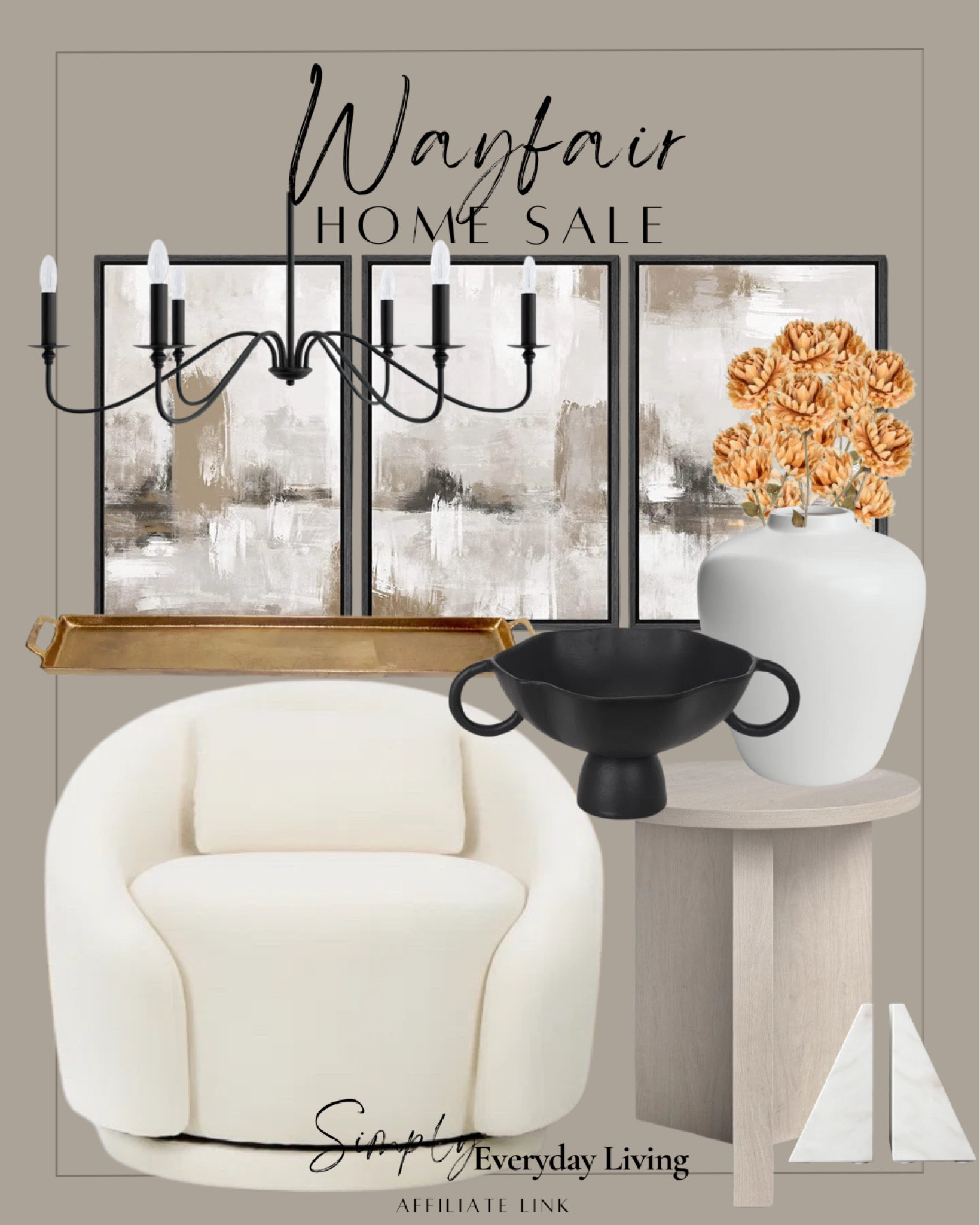 Wayfair home sale 
Last day! Up to 70% off!

#LTKSaleAlert #LTKHome