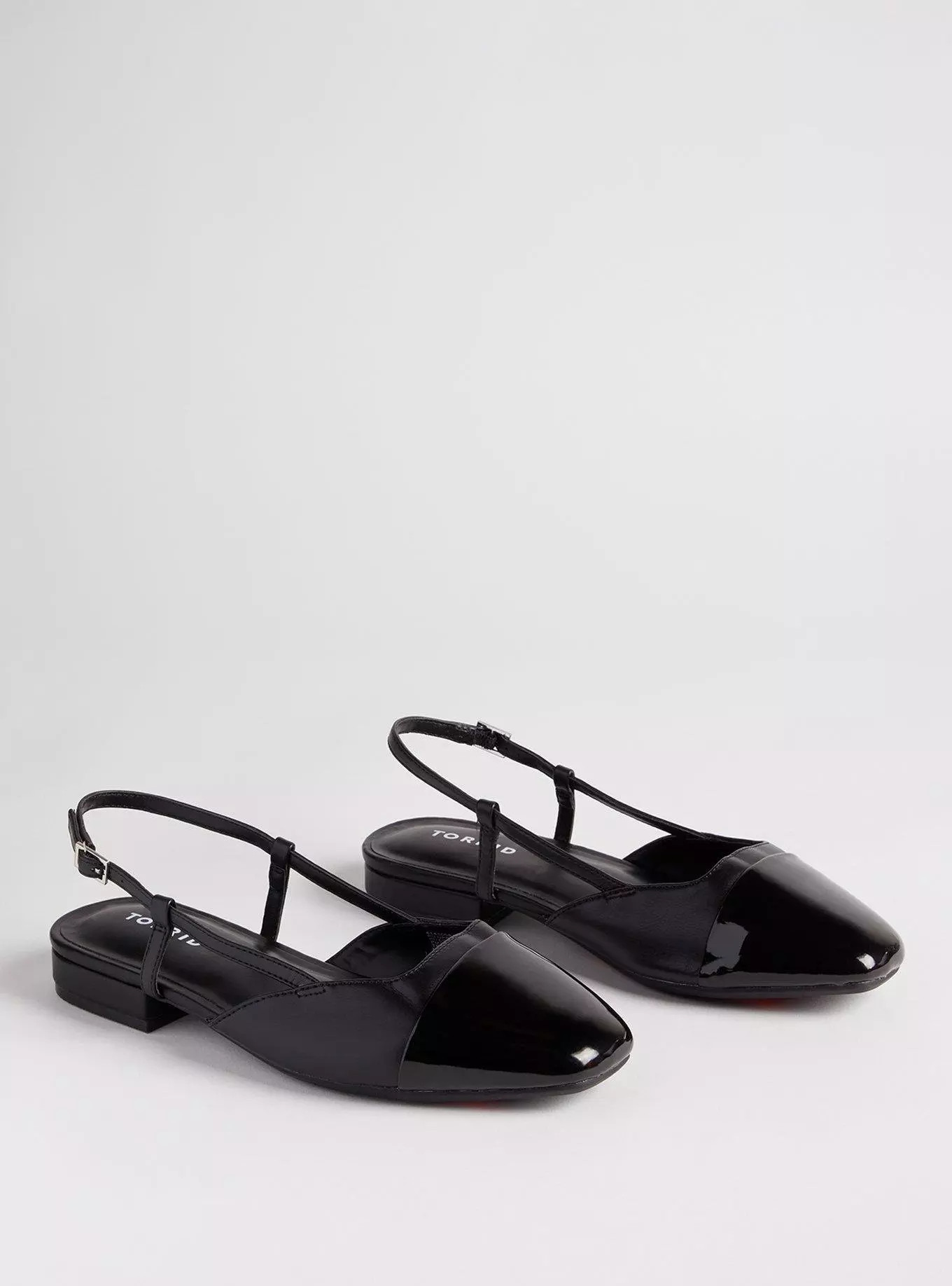 Cap Toe Slingback Flat (WW) | Torrid (US & Canada)