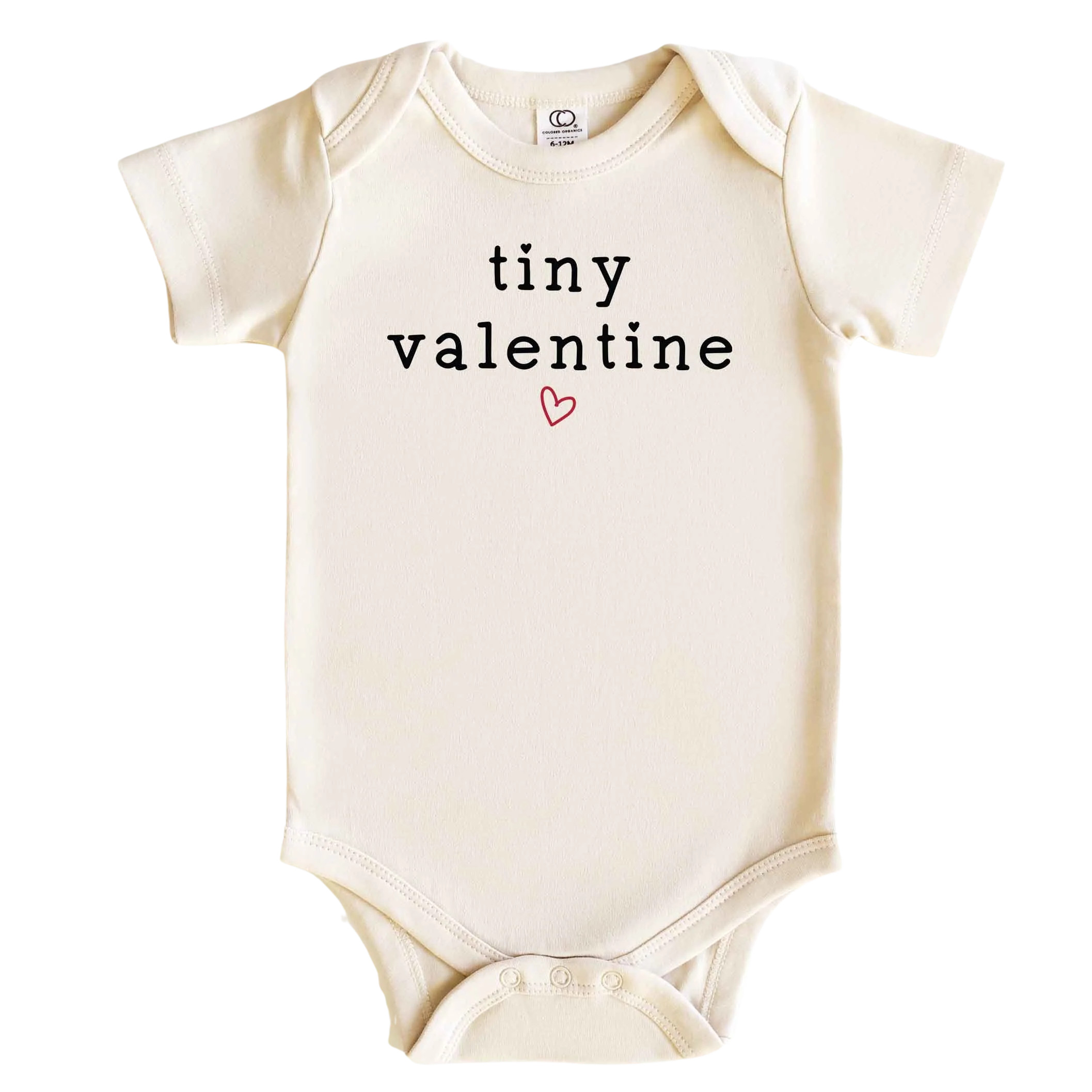 Tiny Valentine Graphic Bodysuit | Natural | Caden Lane