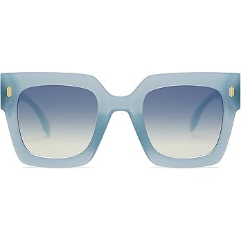 SOJOS Vintage Oversized Square Sunglasses for Women,Retro Womens Luxury Big Large Sun Glasses UV4... | Amazon (US)