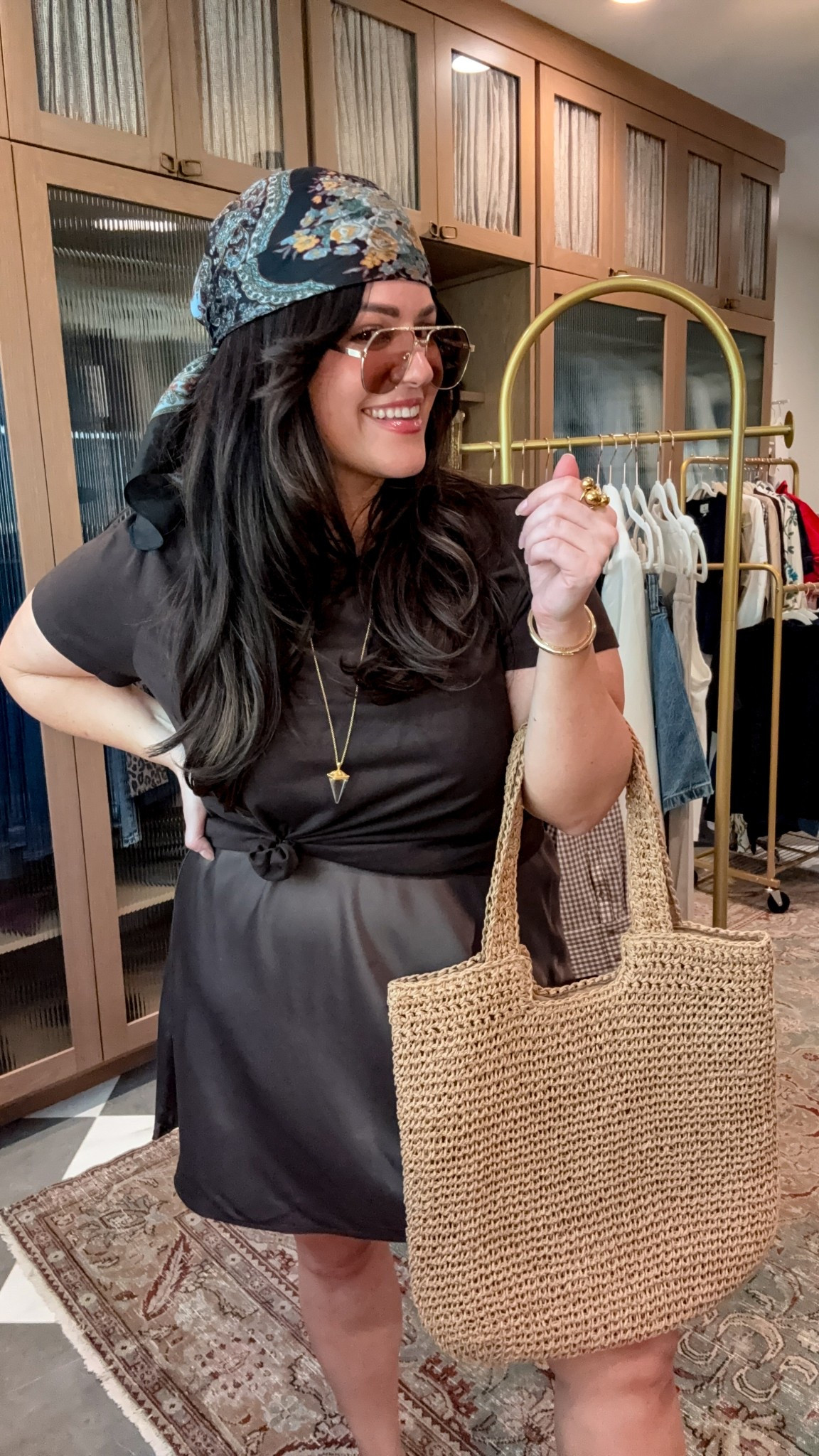 Where we headed in this easy summer outfit? I’m thinking maybe brunch with the besties? We need mimosas, STAT! 

Used the classic tee + slip skirt from the summer capsule wardrobe to throw together this easy summer midsize outfit. One of my fave ways to add personality to an outfit is adding a lightweight scarf! 

Which occasion should I tackle next using the 10 summer staples? Let me know! So many outfits coming! 🫶🏻

#LTKStyleTip #LTKMidsize #LTKSeasonal