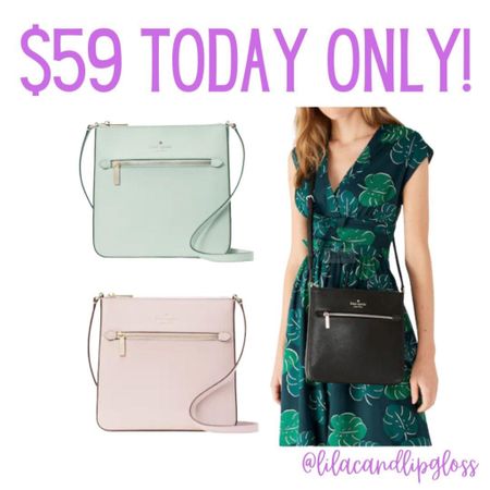These Kate Spade crossbodies are $59 today (comp value $299) and only and ship free! Just note that they are final sale. 

#LTKsalealert #LTKstyletip #LTKitbag