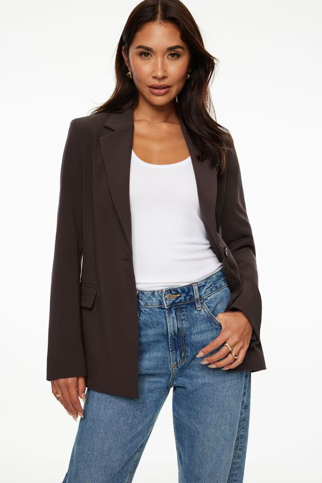 Adeline Single Breasted Blazer | Dynamite Clothing