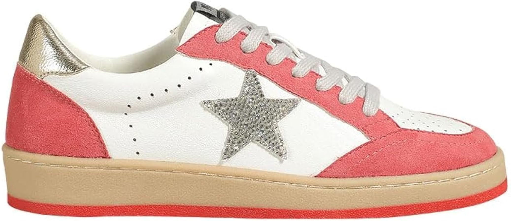 Mi.iM Avery Rubber Sole Lace-up Star Sneakers | Amazon (US)