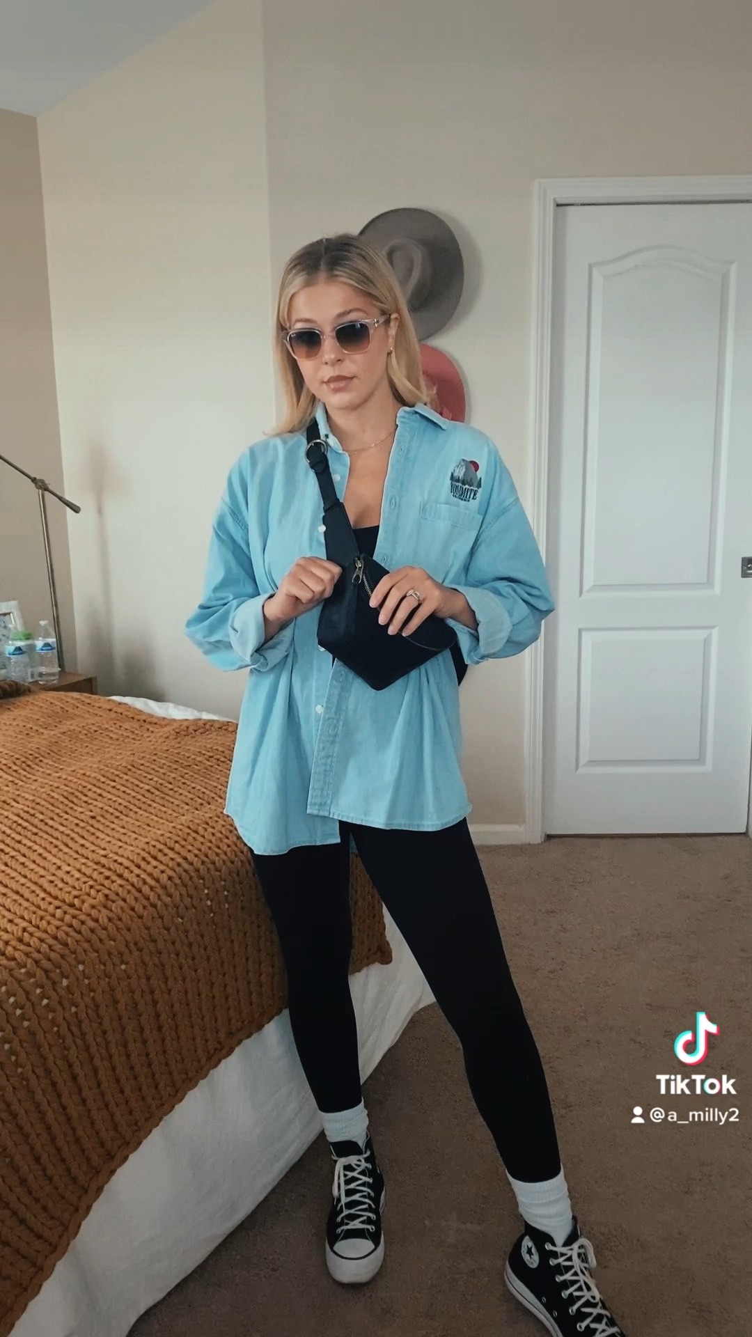 OOTD / realistic outfits / fall outfits / Abercrombie / aerie / fanny pack / converse / rayban / cozy fits 

#LTKSeasonal #LTKstyletip #LTKfit