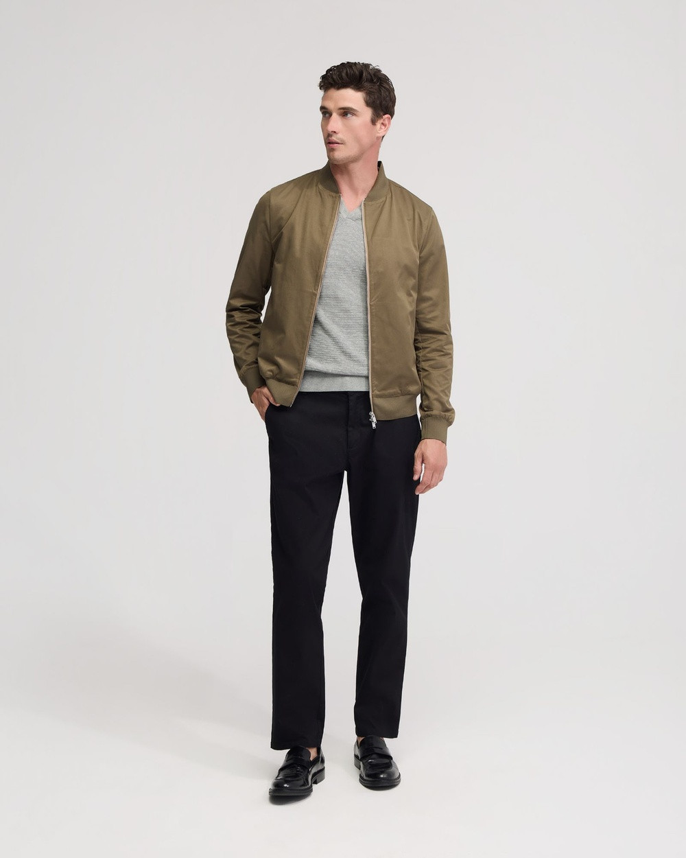 Oxford - Marco Bomber Jacket - Coats & Jackets (Green Medium) Marco Bomber Jacket | THE ICONIC (AU & NZ)