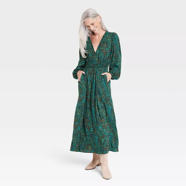 Women's Long Sleeve A-Line Dress - Knox Rose™ | Target