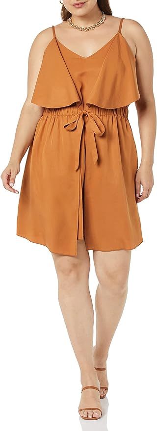 TEREA Women's Elise Double Layer Mini Dress | Amazon (US)