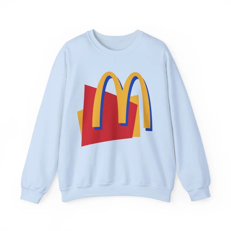 Vintage Retro Mcdonalds Early 2000s Logo Unisex Heavy Blend™ Crewneck Sweatshirt - Etsy | Etsy (US)